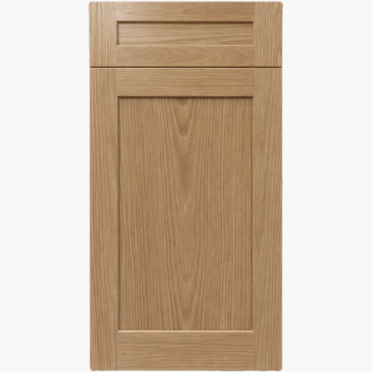 White Oak shaker cabinet door