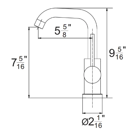 FC-3305QT(BN) (Pop up drain not included), view 2