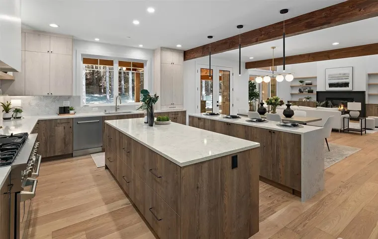Completed kitchen or home project featuring Metallic White