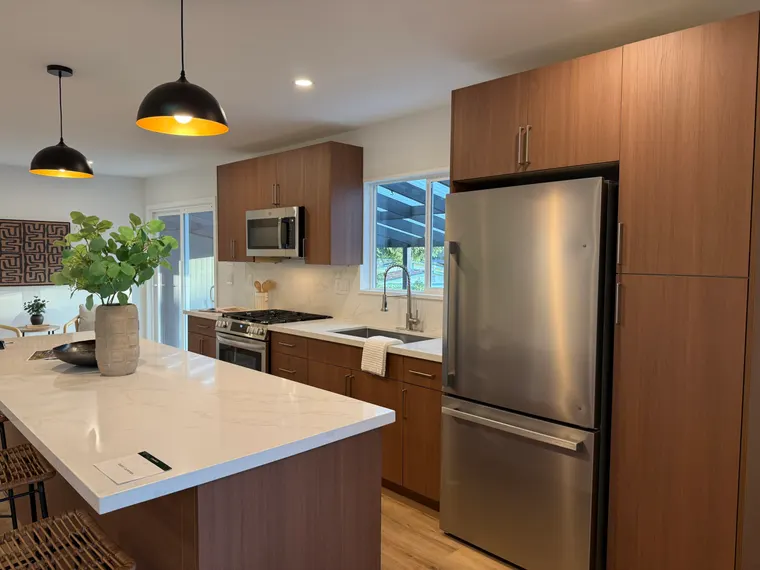 Completed kitchen or home project featuring Cinnamon Latte