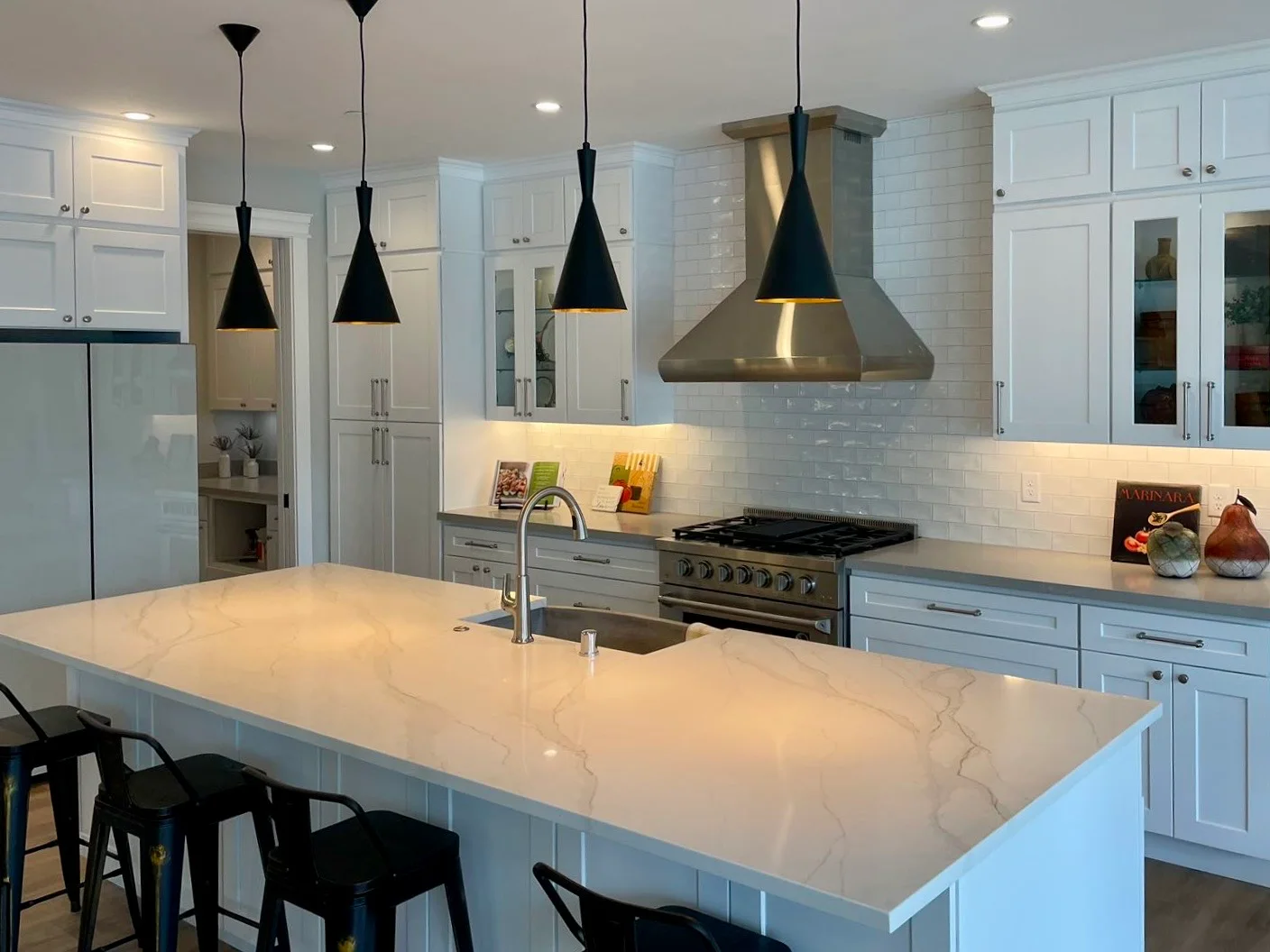 White Shaker Project completed interior
