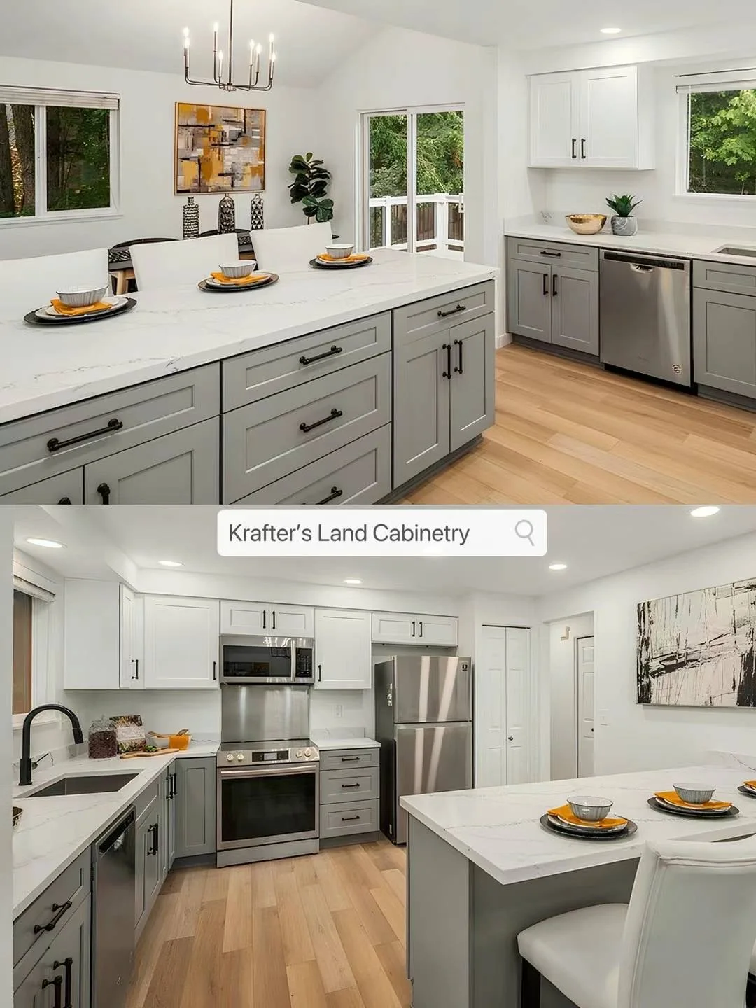 Lava Grey + Grey Shaker Project completed interior