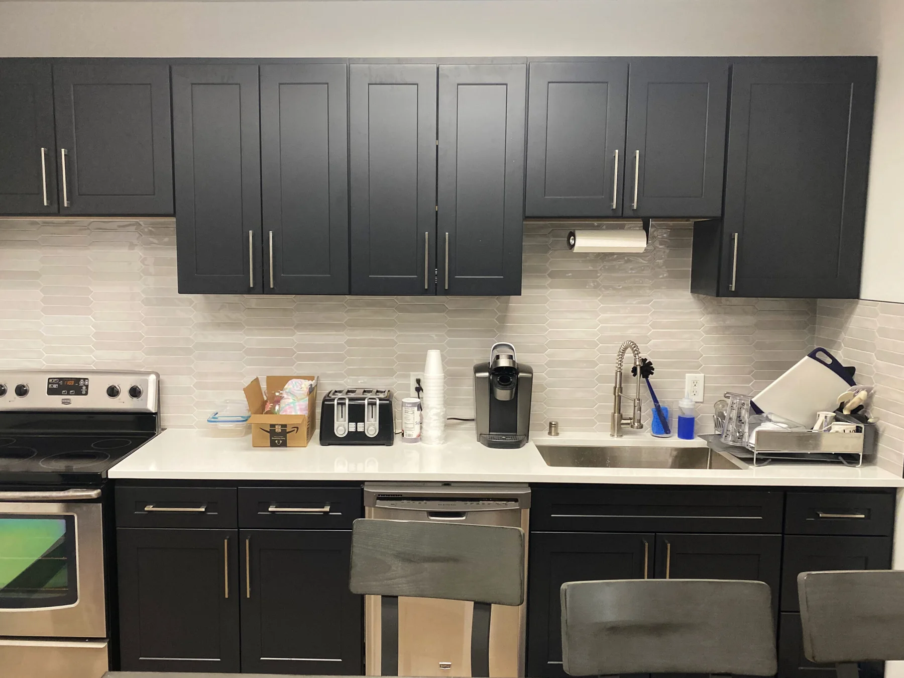 Charcoal Shaker Project completed interior