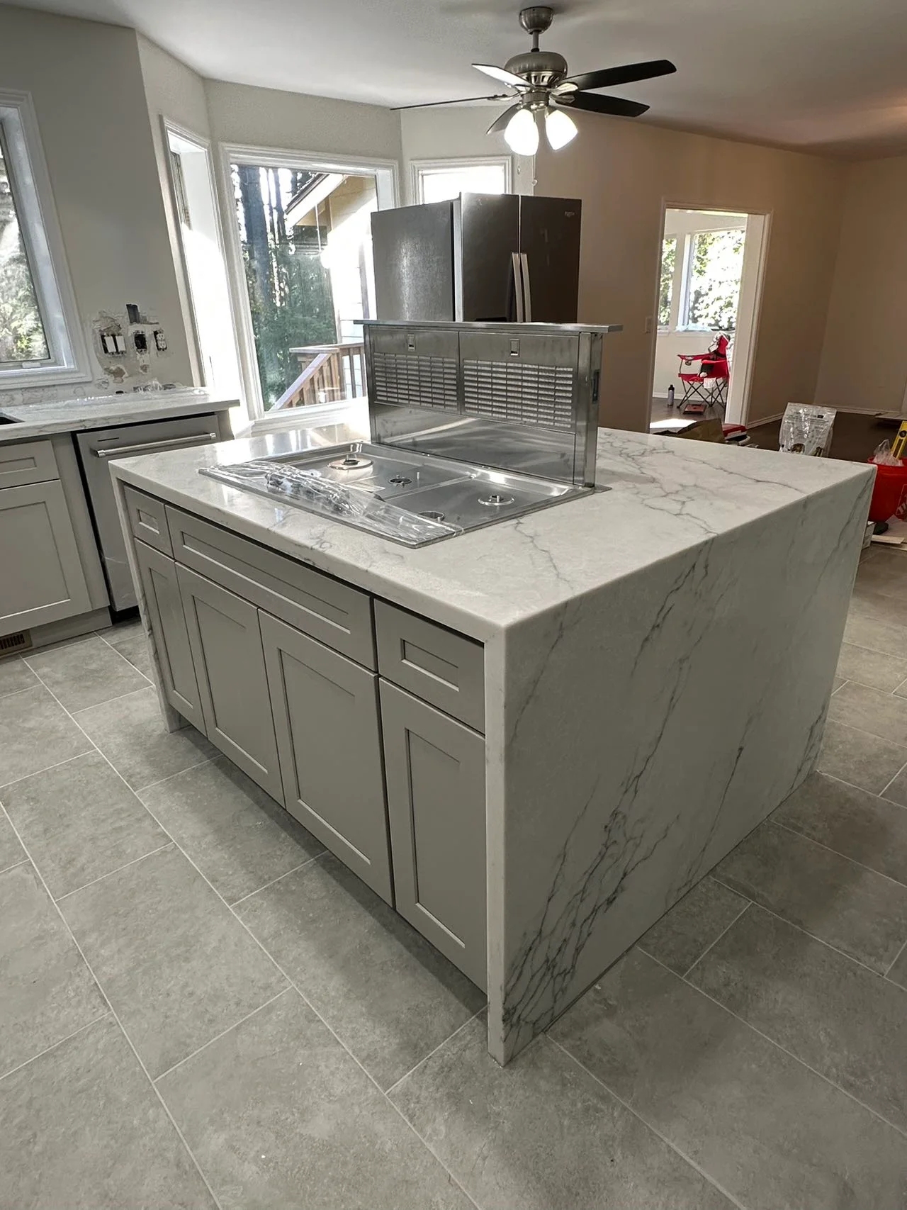 Lava Grey + TK1004-Montclair Project completed interior